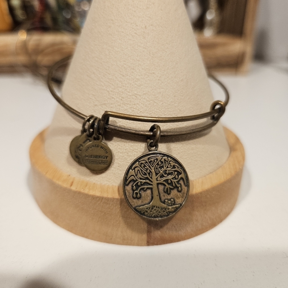 Alex and Ani Bronze Tree of Life Bangle Bracelet
